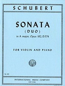 Franz Schubert: Sonata (Duo) A major op.162
