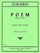 Alexander Scriabin: Poem Op32 (Cello)
