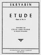 Alexander Scriabin: Etude Op8/11 (Cello)