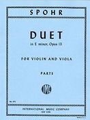 Louis Spohr: Duet E minor op. 137