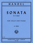 Georg Friedrich Händel: Sonata Cmaj (Cello)
