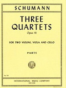 Robert Schumann: Three String Quartets Op41