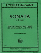 Jean-Baptiste Loeillet: Sonata G major