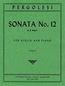 Giovanni Battista Pergolesi: Violin Sonata No.12 E major