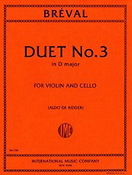 Jean-Baptiste Bréval: Duet No.3 D major