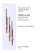 Castil-Blaze: Trio in Bb Opus 17 No.2
