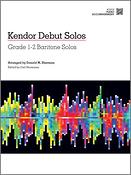 Kendor Debut Solos: Baritone TC & BC - Piano Acc