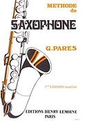 Gabriel Pares: Methode de saxophone
