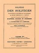 Albert Lavignac: Solfèege Des Solfèges Vol.3G sans accompagnement