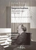 Louis Vierne: Improvisation pour grand orgue