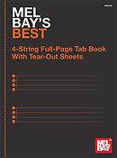 Mel Bay's Best 4-String Full-Page Tab Book
