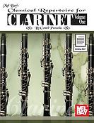 Classical Repertoire for Clarinet - Volume 1