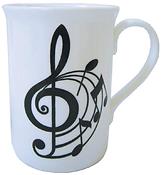 Music Gift Mug Spiral Treble Clef