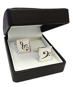 Cufflinks Square Clefs