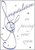 Card Congratulations Blue