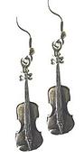 Earrings Violin 