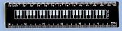 6 Inch Ruler Keyboard Black