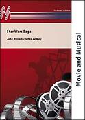 John Williams: Star Wars Saga(Partituur Harmonie) (partituur)