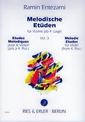 Ramin Entezami: Melodische Etuden Vol. 3