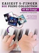 Easiest 5-Finger Piano Collection: 45 Hit Songs