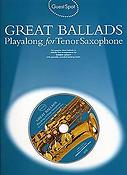 Guest Spot: Great Ballads Playalong fuer Tenor Saxophone