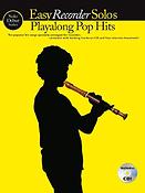 Solo Début Series: Easy Recorder Solos: Playalong Pop Hits (Book/CD)