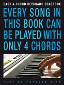 Easy 4-Chord Keyboard Songbook: Popular Hits