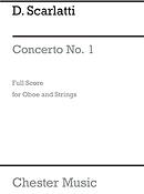 Scarlatti: Concerto No 1 In G Major for Oboe and Strings Full Score