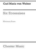 von Weber: Six Ecossaises For String Quartet (Miniature Score)