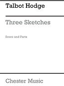 Hodge: Three Sketches Flute, Violin And Piano (Score and Parts)