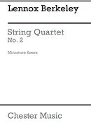 Berkeley: String Quartet No.2 Op.15 (Miniature Score)
