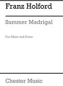 Holford, F Summer Madrigal Oboe And Piano