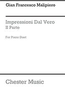 Malipero: Impressioni Dal Vero - IIa Parte (Piano Duet)