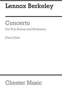 Lennox Berkeley: Concerto For 2 Pianos And Orchestra Op.30 (2 Pianos With Piano Reduction)