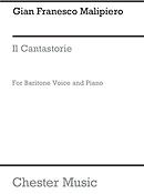 Malipiero: Il Cantastorie Baritone From Sette Canzoni for Baritone Solo with Piano acc.