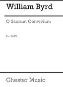 William Byrd: O Sacrum Convivium (Collins) Satb  (L)
