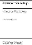Lennox Berkeley: Windsor Variations Op.75 (Miniature Score)