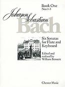 Bach:  Six Sonatas for Flute And Keyboard Book One Nos. 1-3