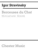 Igor Stravinsky: Berceuses Du Chat (Miniature Score)
