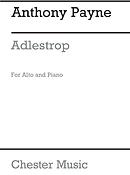 Anthony Payne: Adlestrop for Soprano and Piano (A4 Score)