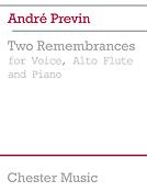 Andre Previn: Two Remembrances