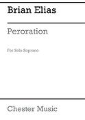 Brian Elias: Peroration For Soprano