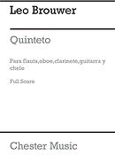Leo Brouwer: Quinteto (Score)