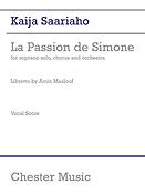 Kaija Saariaho: La Passion De Simone (Vocal Score)