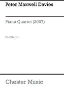 Peter Maxwell Davies: Piano Quartet (Score)