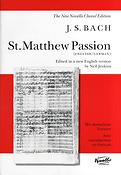 Bach: St. Matthew Passion (Vocal Score)