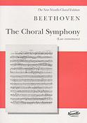 Beethoven: The Choral Symphony (Last Movement) (Vocal score)