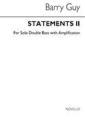 Statements II for Double Bass