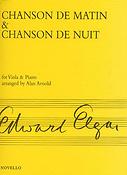 Chanson De Matin And Chanson De Nuit (Viola/Piano)