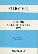 Purcell Society Volume 8 - Ode On St Cecilia's Day 1692 (Full Score)